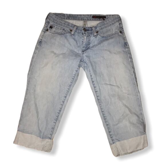 AG Adriano Goldschmied Capri cropped jeans 26 - Picture 1 of 8